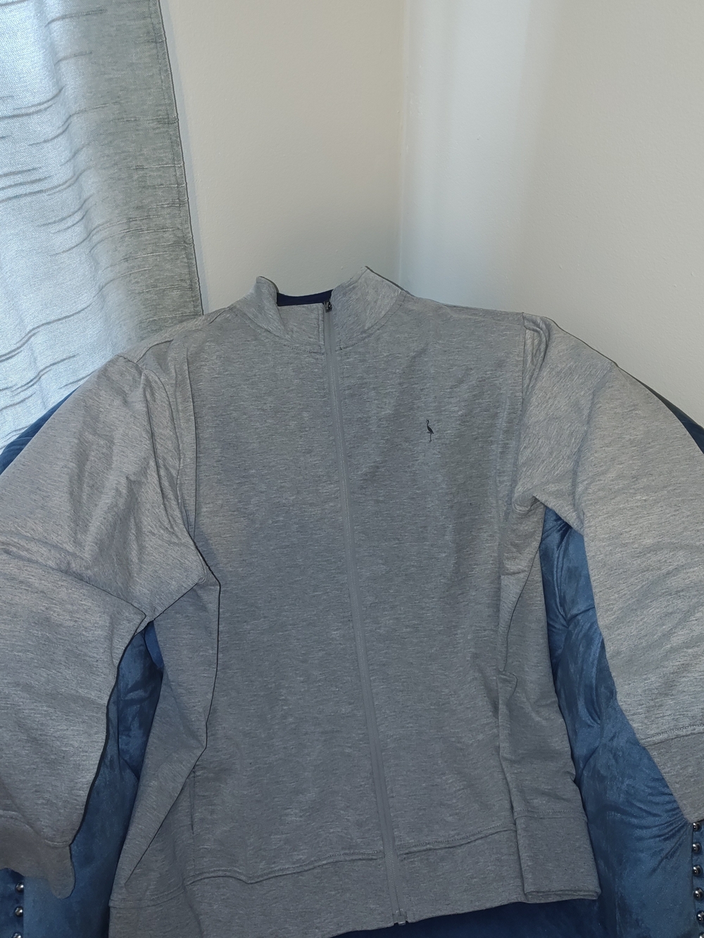 Tailorbyrd Gray Full-Zip Men’s Sweater